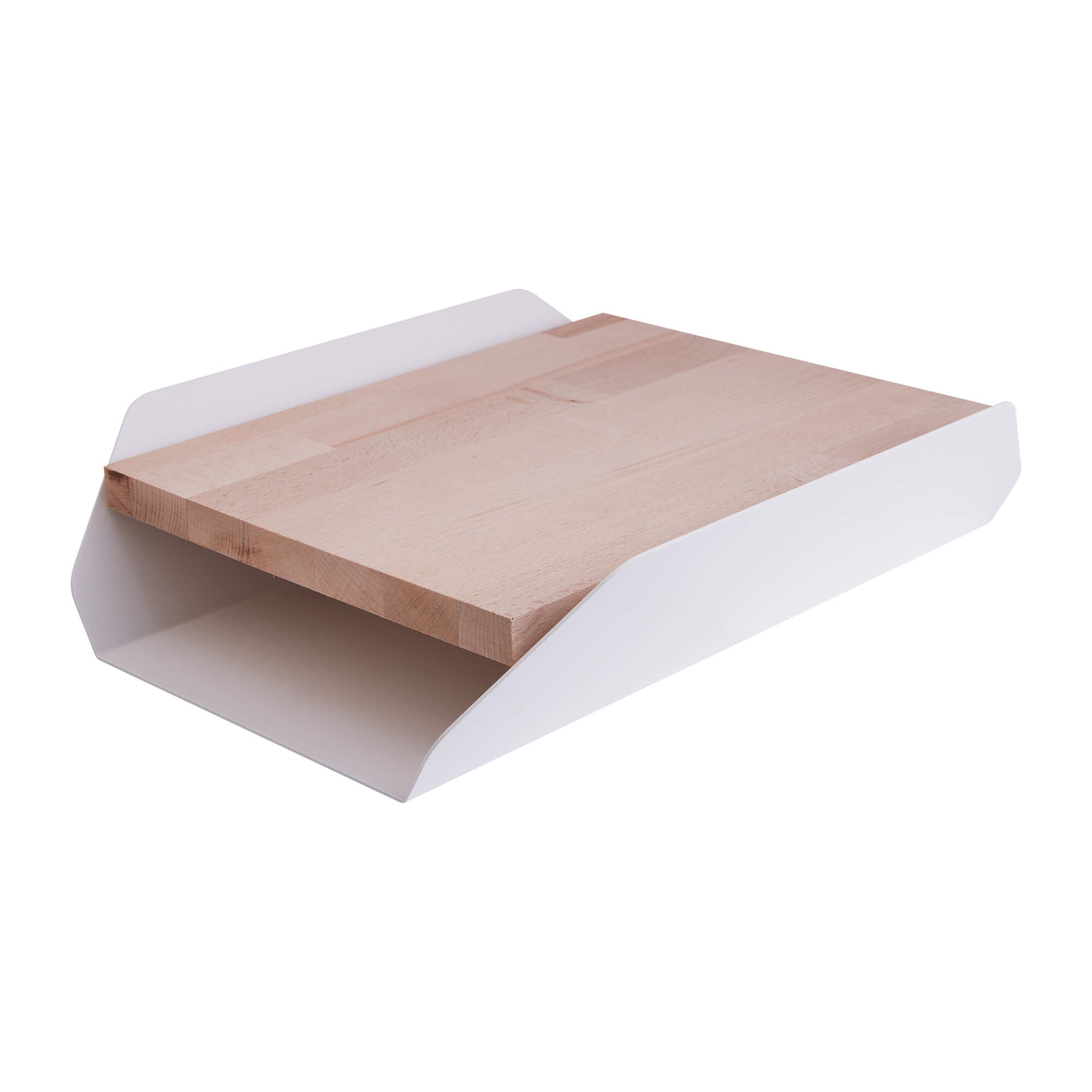 Portadocumenti in acciaio e legno - Desk 'O