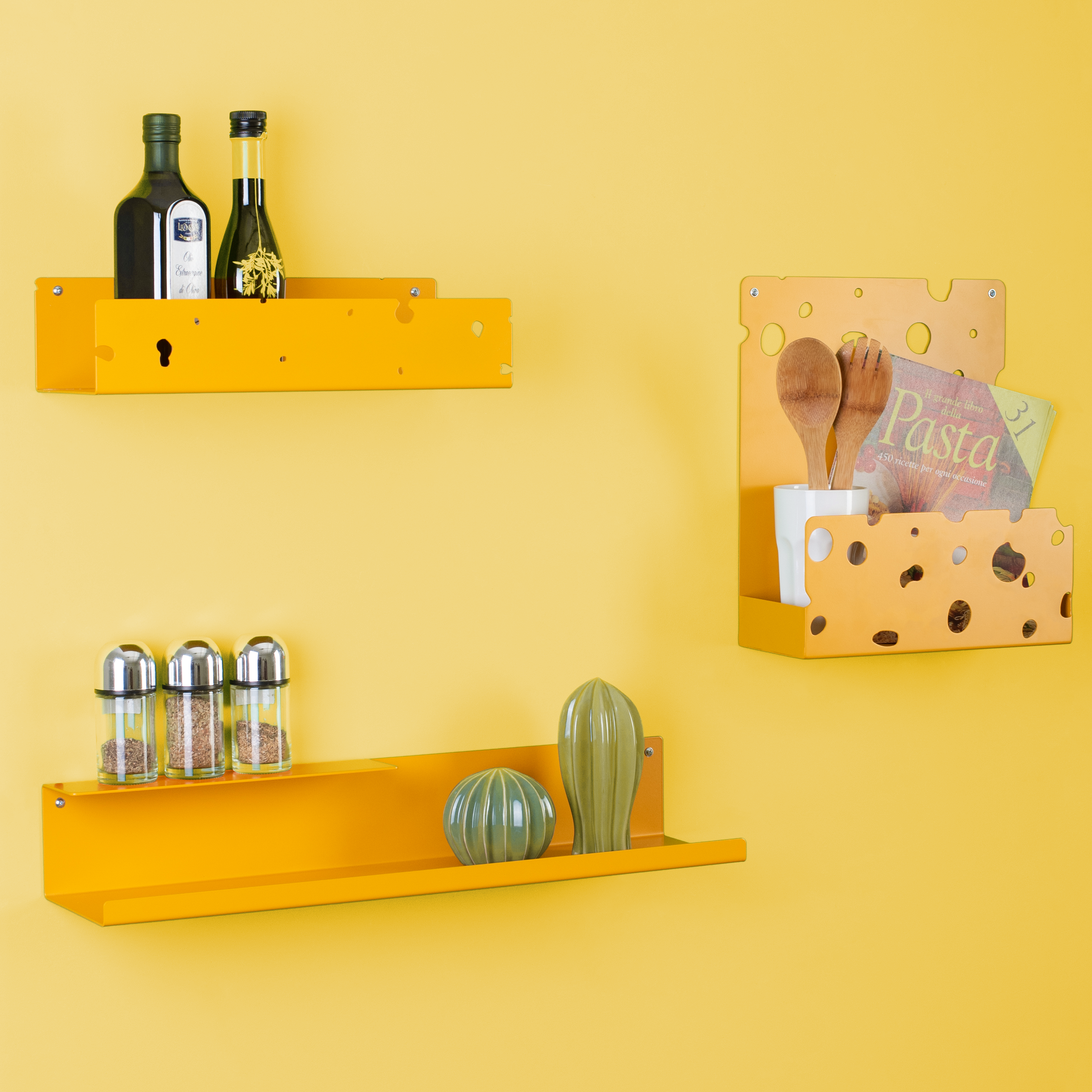 Mensola in acciaio Cheddar - Magnetic cheddar shelf