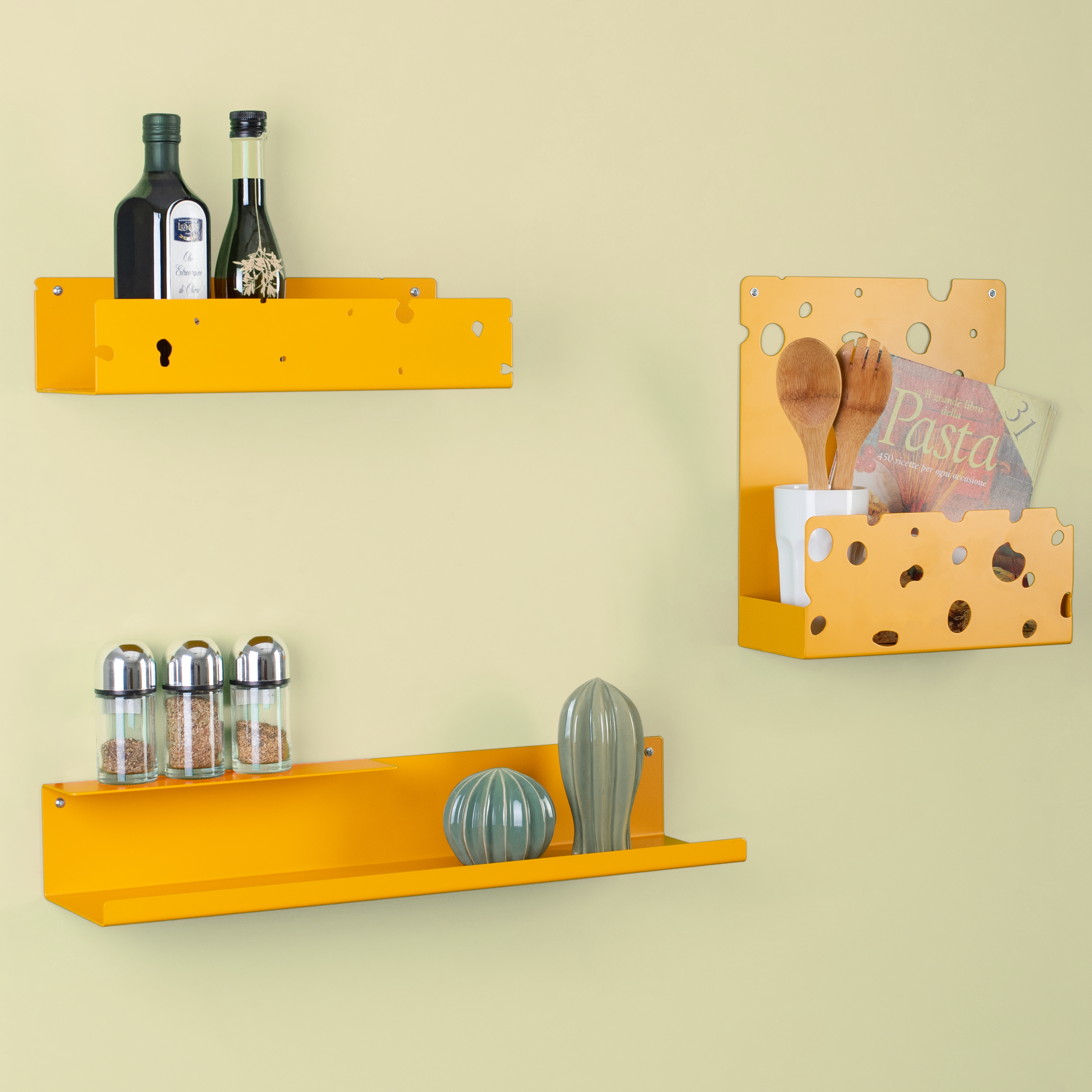 Mensola in acciaio cheddar - Cheddar shelf