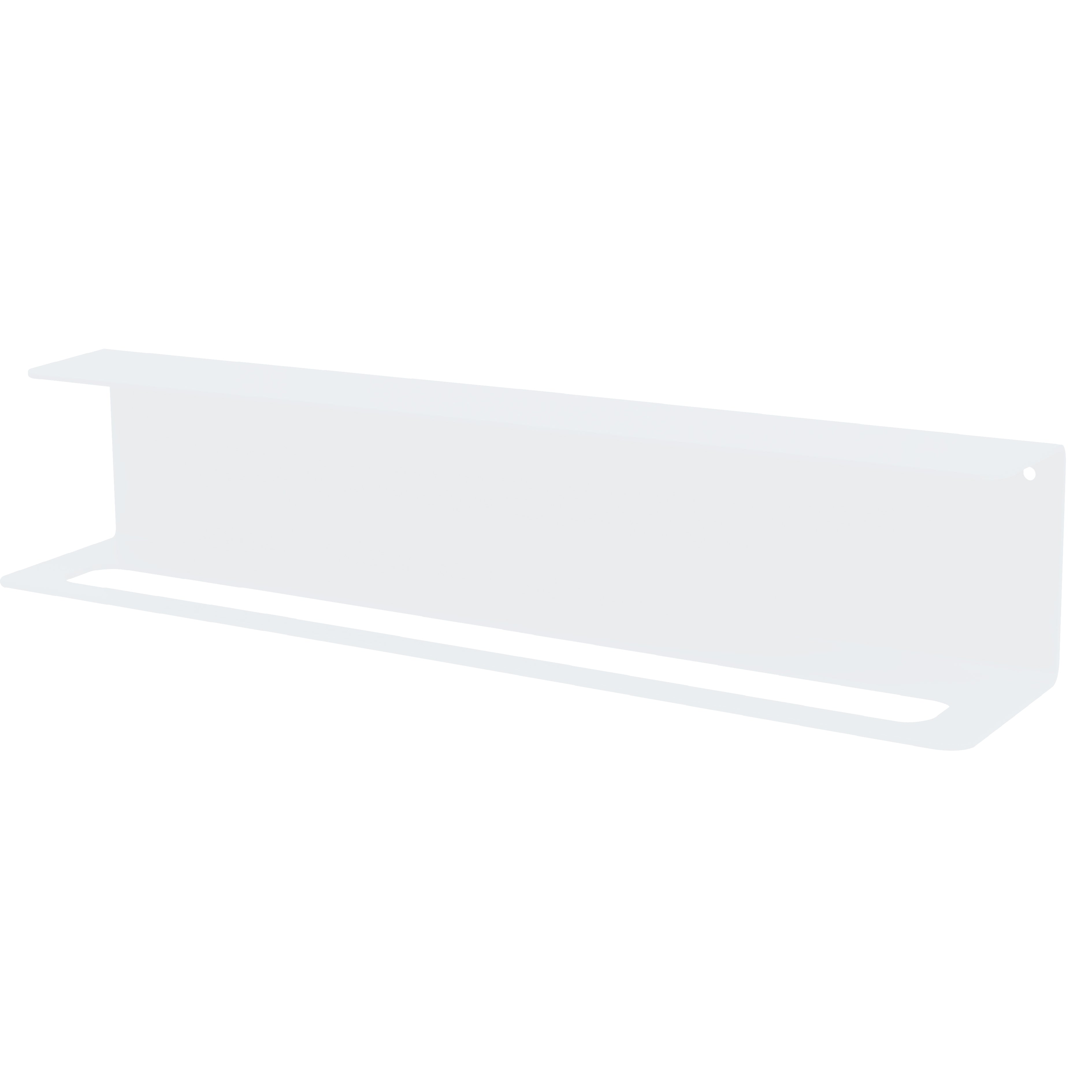 Mensola con porta asciugamani grande - Fluid Shelf Towel large