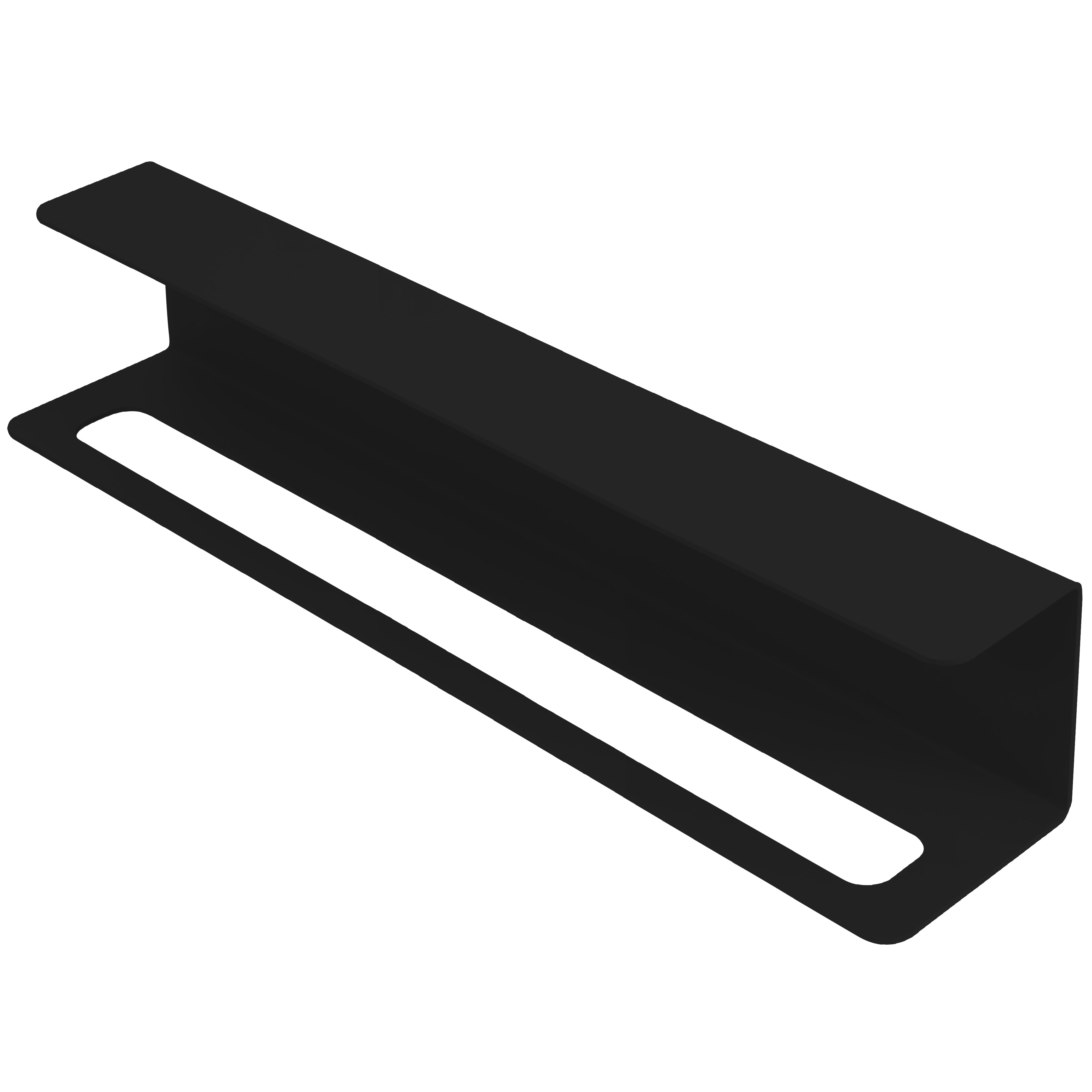 Mensola con porta asciugamani grande - Fluid Shelf Towel large