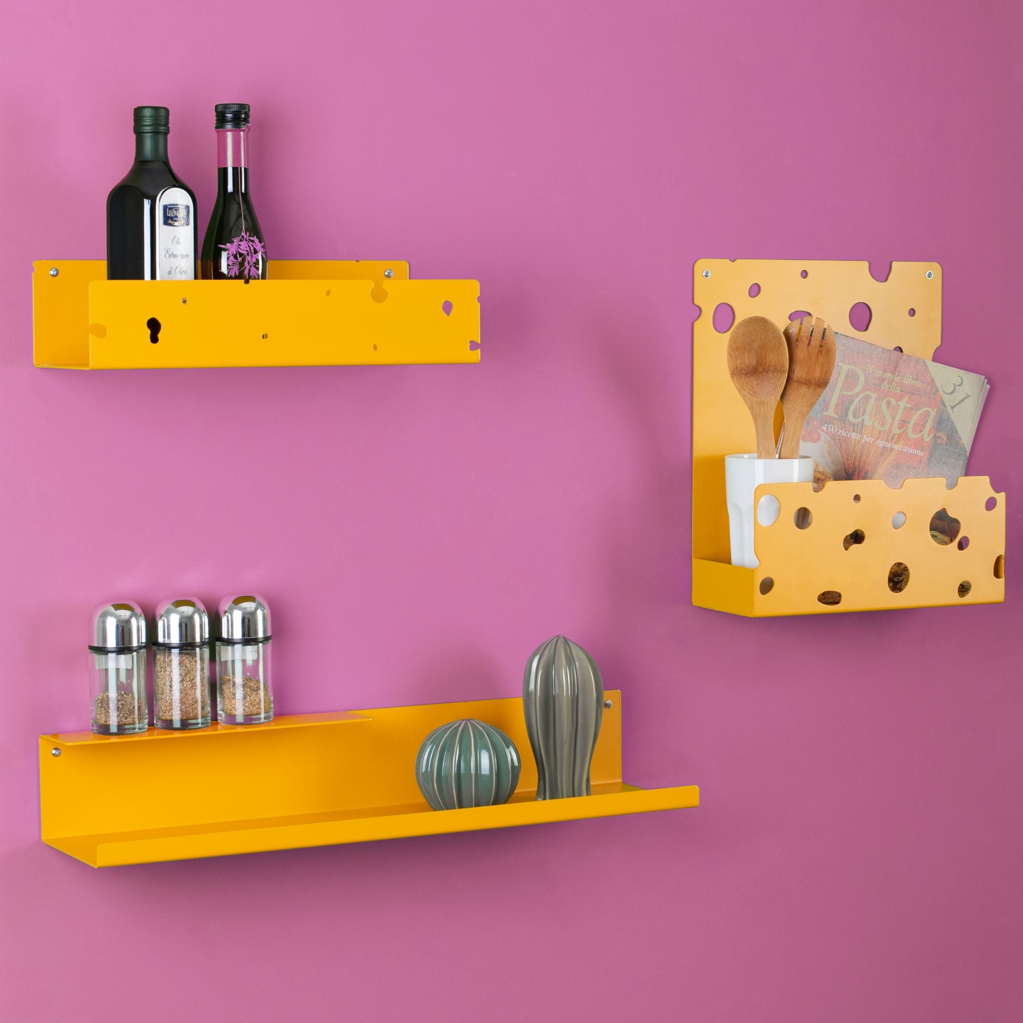 Mensola in acciaio - Square Shelf 60