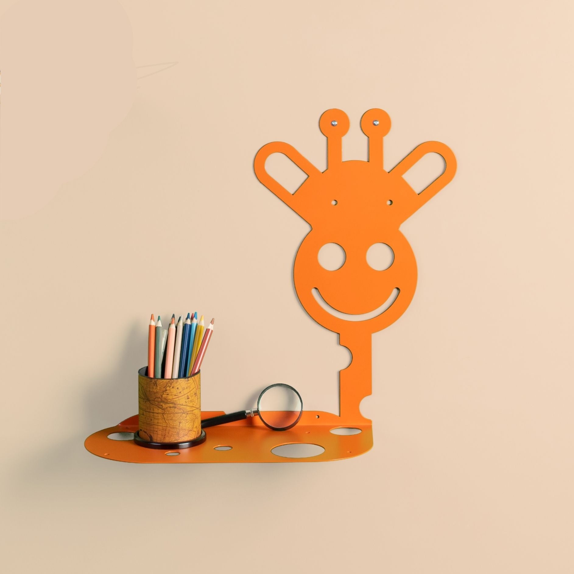 Mensola Giraffa in acciaio - Giraffe Shelf