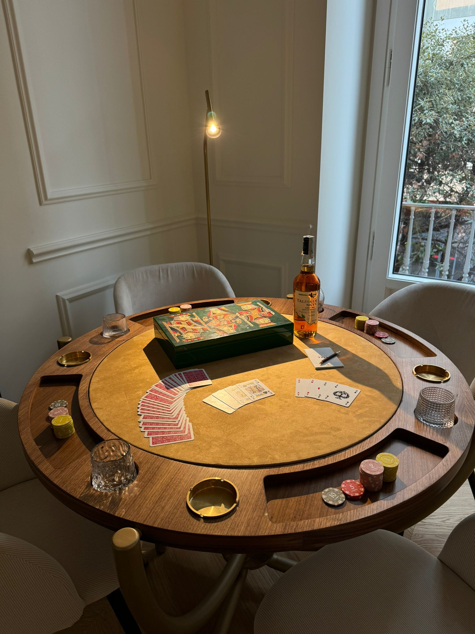 Tavolo Da Poker Kunibert - Convertibile In Tavolo Da Pranzo, 120cm - Foto 6